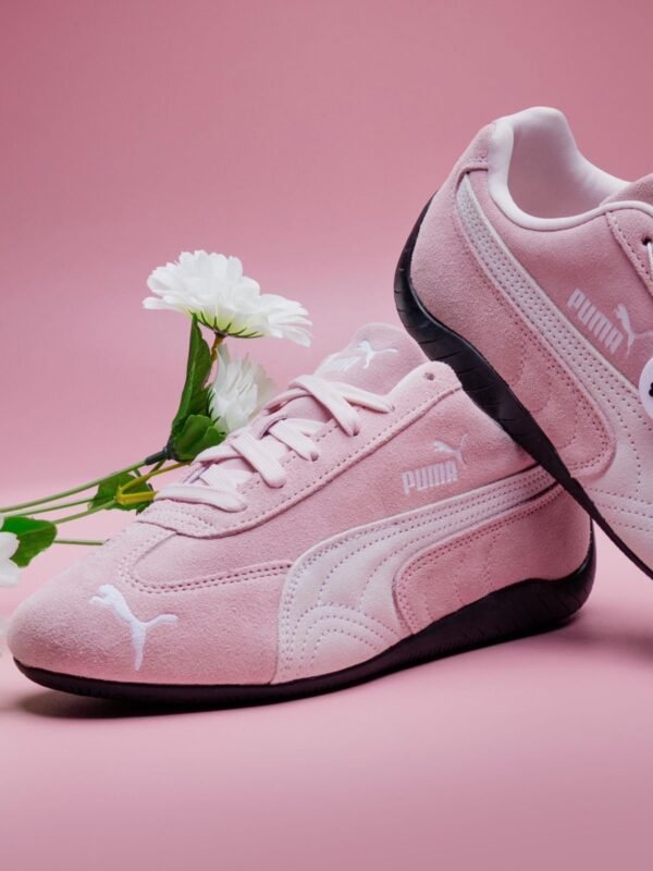 PUMA Speedcat Pink and White