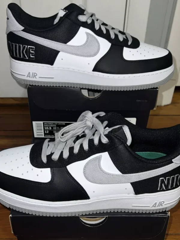 Nike Air Force 1 Low 07 EMB Raiders Black White