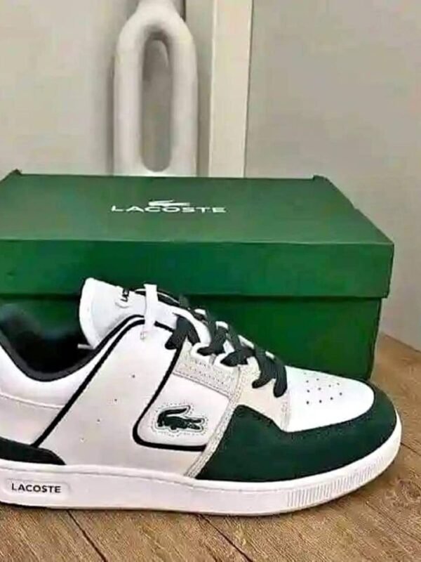 Lacoste Court Cage Casual Leather White/Green