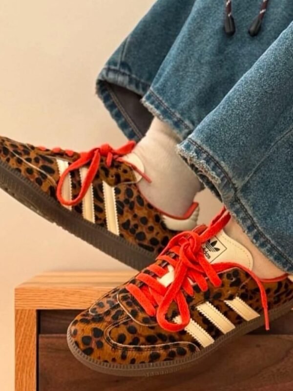 Adidas Samba OG Preloved Red Leopard