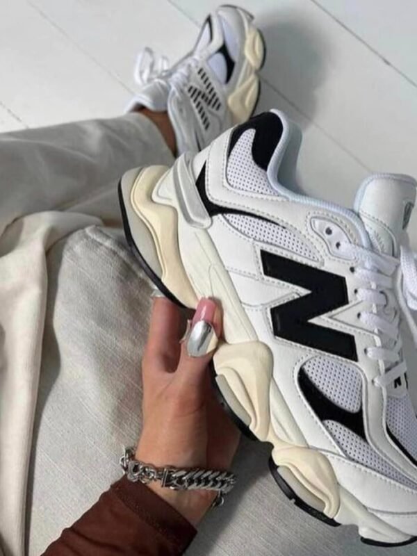 New Balance 9060 NB White Black Casual Shoes
