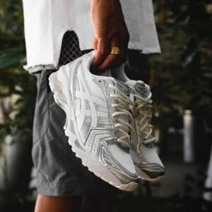 ASICS Gel Kayano 14 Metallic Silver white