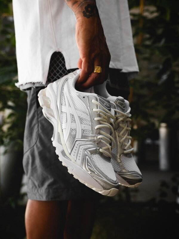 ASICS Gel Kayano 14 Metallic Silver white