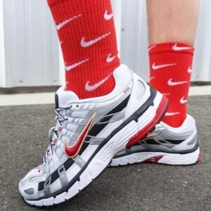 Nike P-6000 White Gold Red
