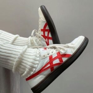 Onitsuka Tiger Advanti Cream White Red