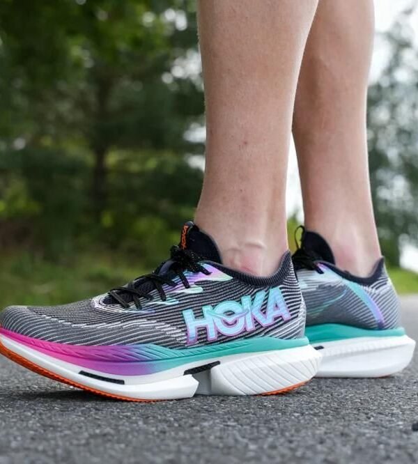 Hoka One One Cielo X1 Black Electric Aqua