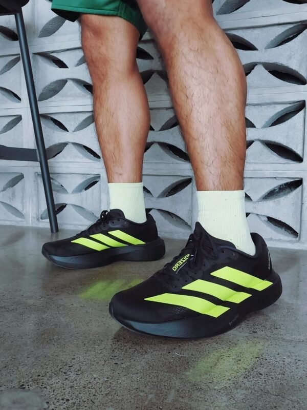 adidas Adizero Evo SL Black Lucid Lemon