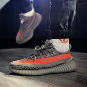 Adidas Yeezy Boost 350 V2 Grey Orange Elevate Your Sneaker Game