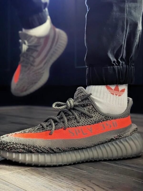 Adidas Yeezy Boost 350 V2 Grey Orange Elevate Your Sneaker Game