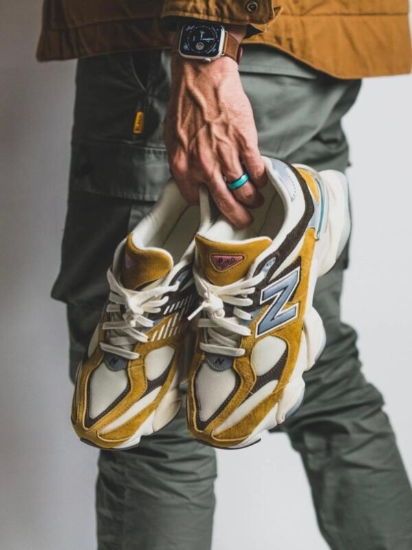New Balance 9060 Sea Salt White Brown