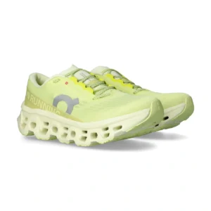 On Cloudmonster 3 Running Shoes Limelight | Men's Lightweight Cushioned Performance Sneakers